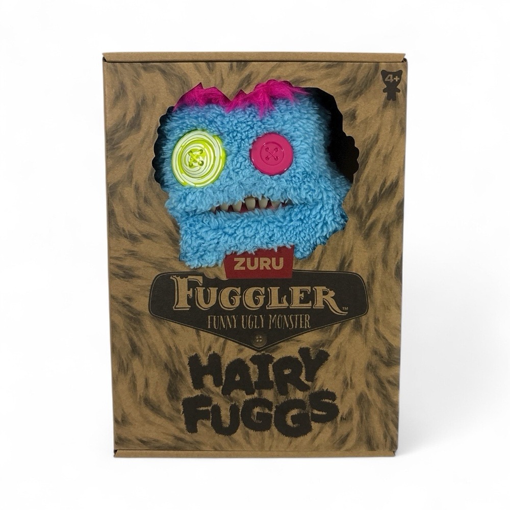 FUGGLER HAIRY FUGGS‎ SASQUOOSH BLUE FUNNY UGLY MONSTER NEW TOY